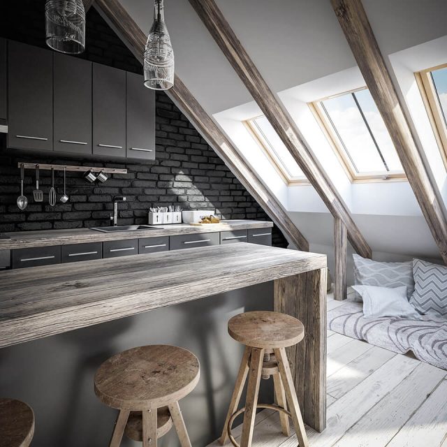 Better Vintage roof window interior design